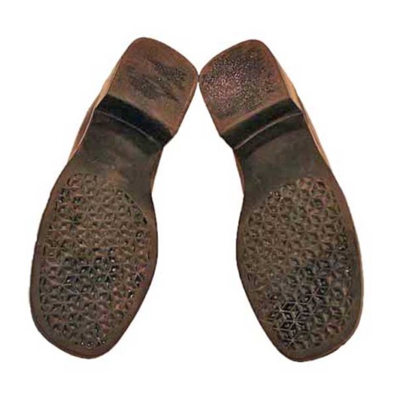 FLATS, LEATHER, COMFORT STRETCH PANEL, Sz 7.5B, BLACK, HEEL 1 3/8 inch,, RUBBER - Picture 6 of 6